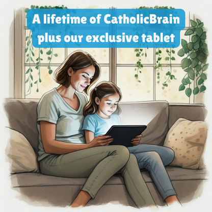 CatholicBrain Plus + Biblezon Tablet Bundle