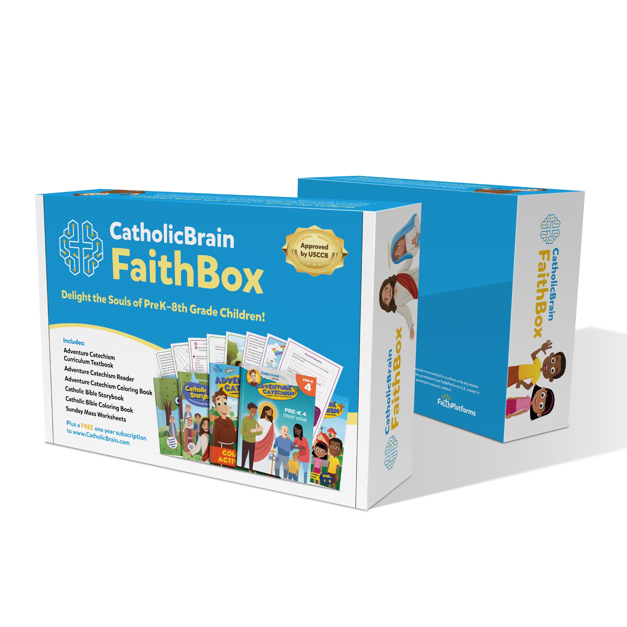 CatholicBrain Faith Box: A Complete Faith Formation Experience for Kid ...