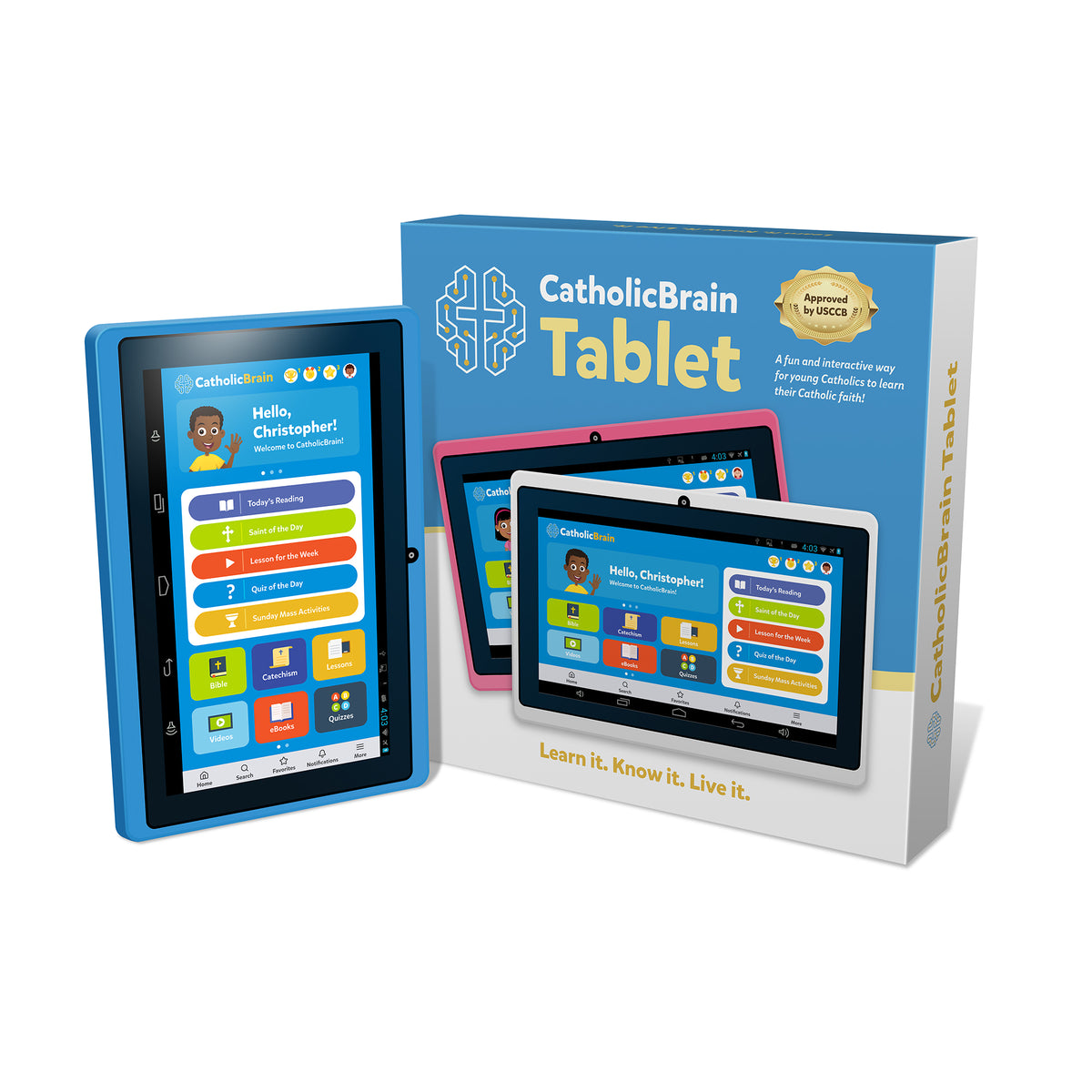 CatholicBrain Tablet (Blue)