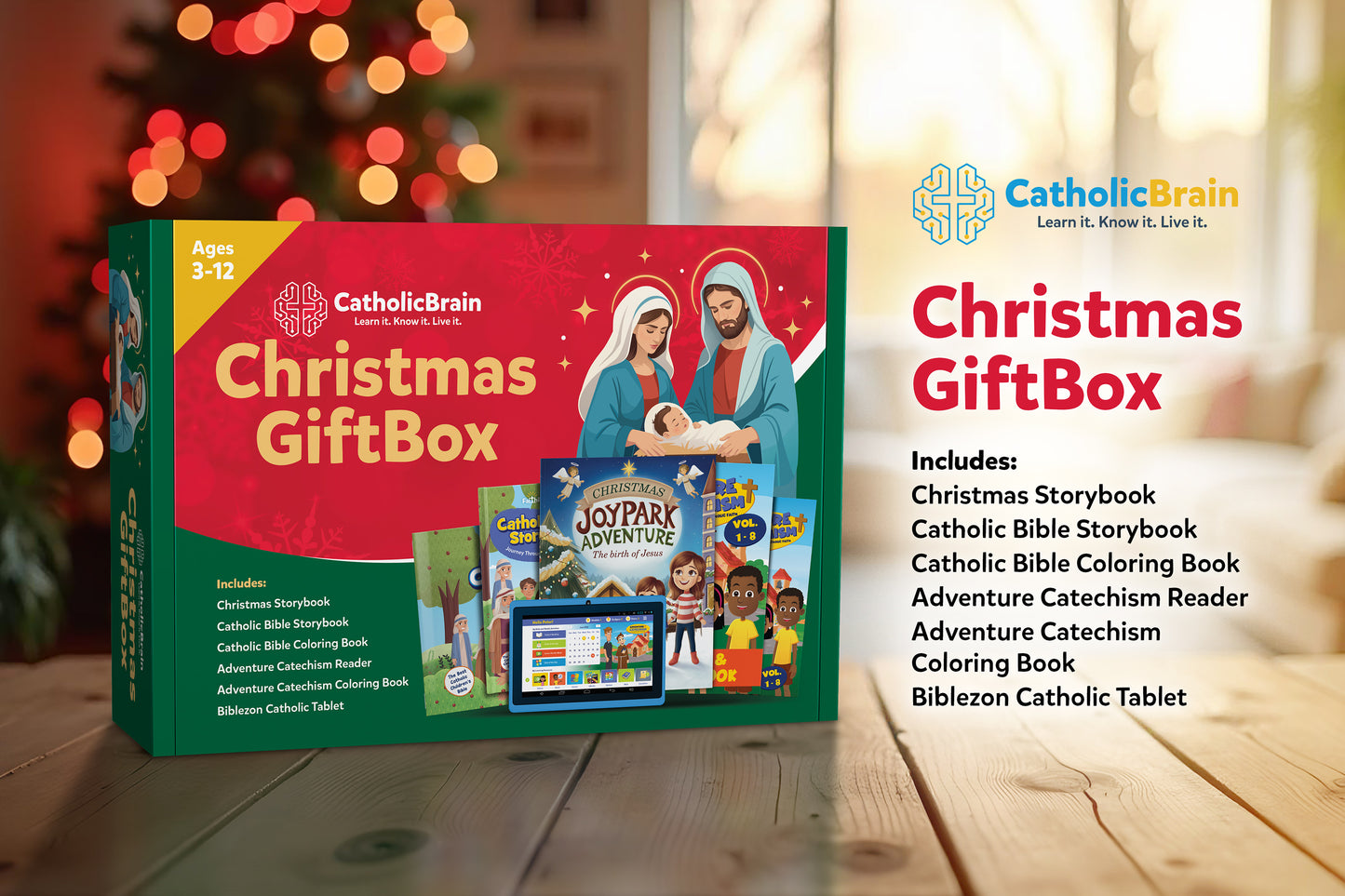 CatholicBrain Christmas Gift Box: The Perfect Christmas Faith-Filled Gift - SHIPS NOVEMBER 15, 2024