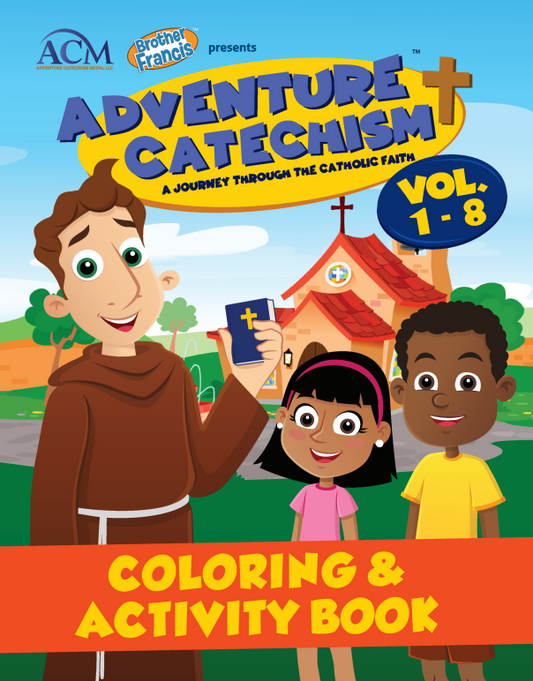 Adventure Catechism Coloring Book (Vol 1-8)