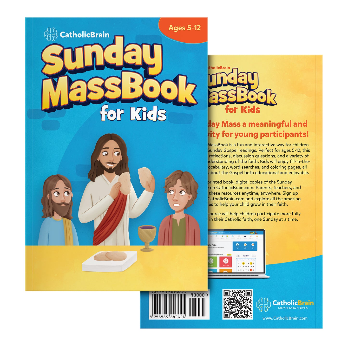 CatholicBrain Sunday MassBook for Kids (Ages 5-12)