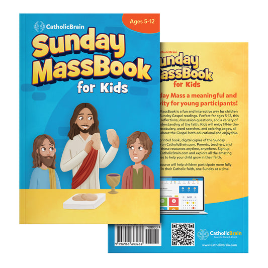 CatholicBrain Sunday MassBook for Kids (Ages 5-12)