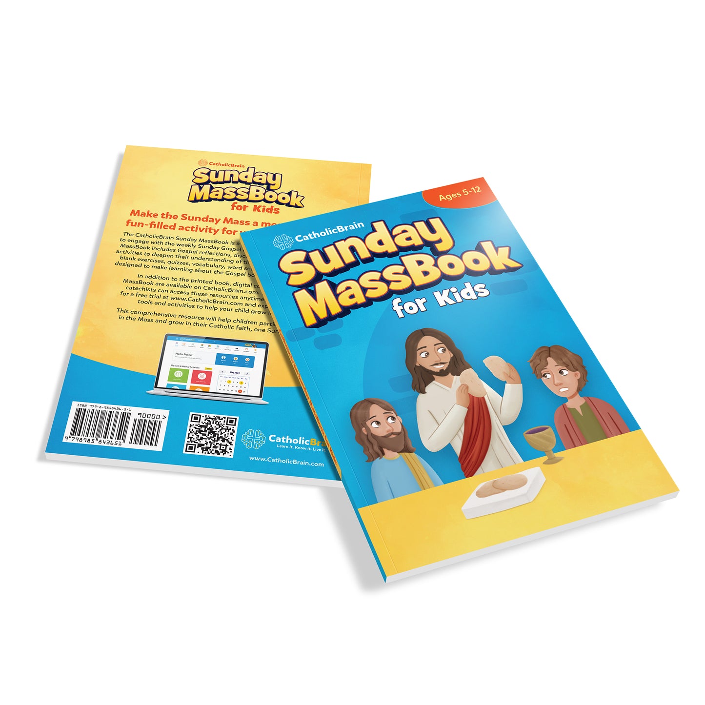 CatholicBrain Sunday MassBook for Kids (Ages 5-12) - Ships December 01, 2024