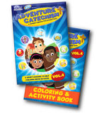 Adventure Catechism Books Set (1 x Reader, 1 x Coloring Book)